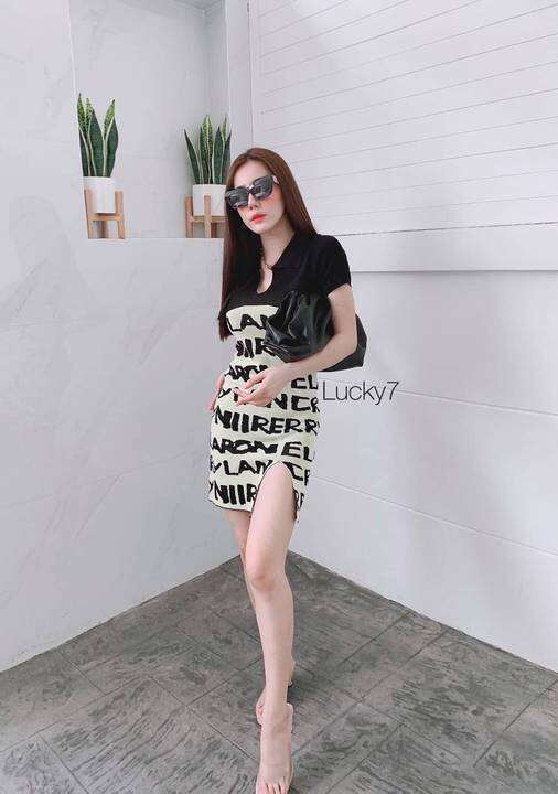 มินิเดรสทูโทนอักษร ทรงคอปกเนื้อไหมพรมแต่งสีทูโทนน่ารักมากกก – No Brand – 2749647284_TH-9987365990 >>> 🇹🇭 Top1Thailand 🛒 >>> lazada.co.th 🇹🇭 🇹🇭 🇹🇭🛒🛍🛒