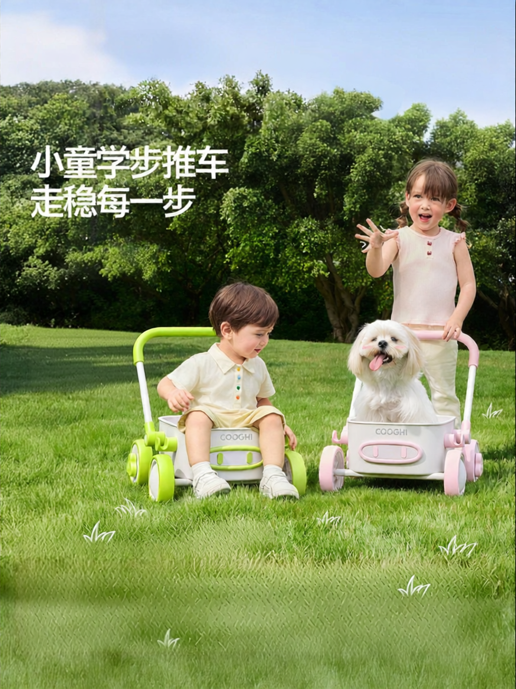COOGHI | Infant Walker Push Cart Learn to Walk ราคา 2,695 บาท*ส่งฟรี