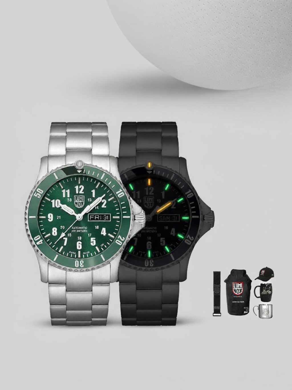 LUMI NOX | Retro Light Business Casual Mens Watch