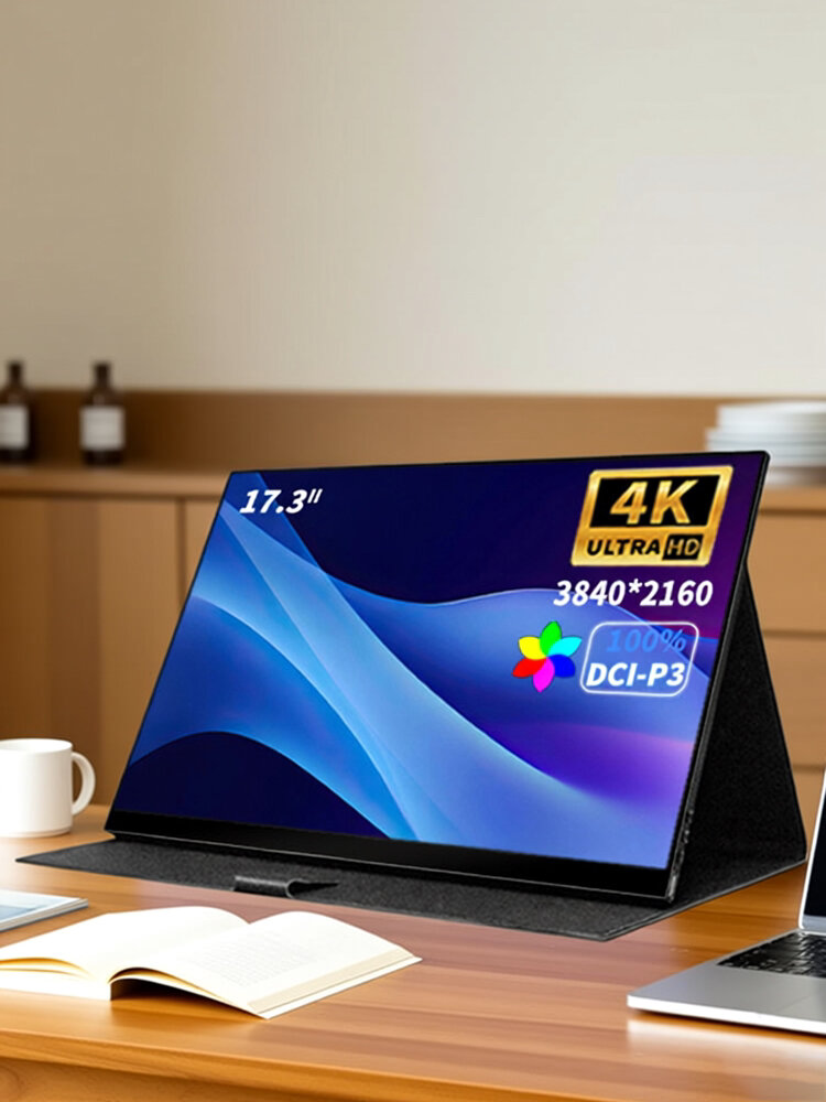 AIGUAN | Portable 4K Touch Screen Display Built-in Battery ราคา 9,732 บาท*ส่งฟรี