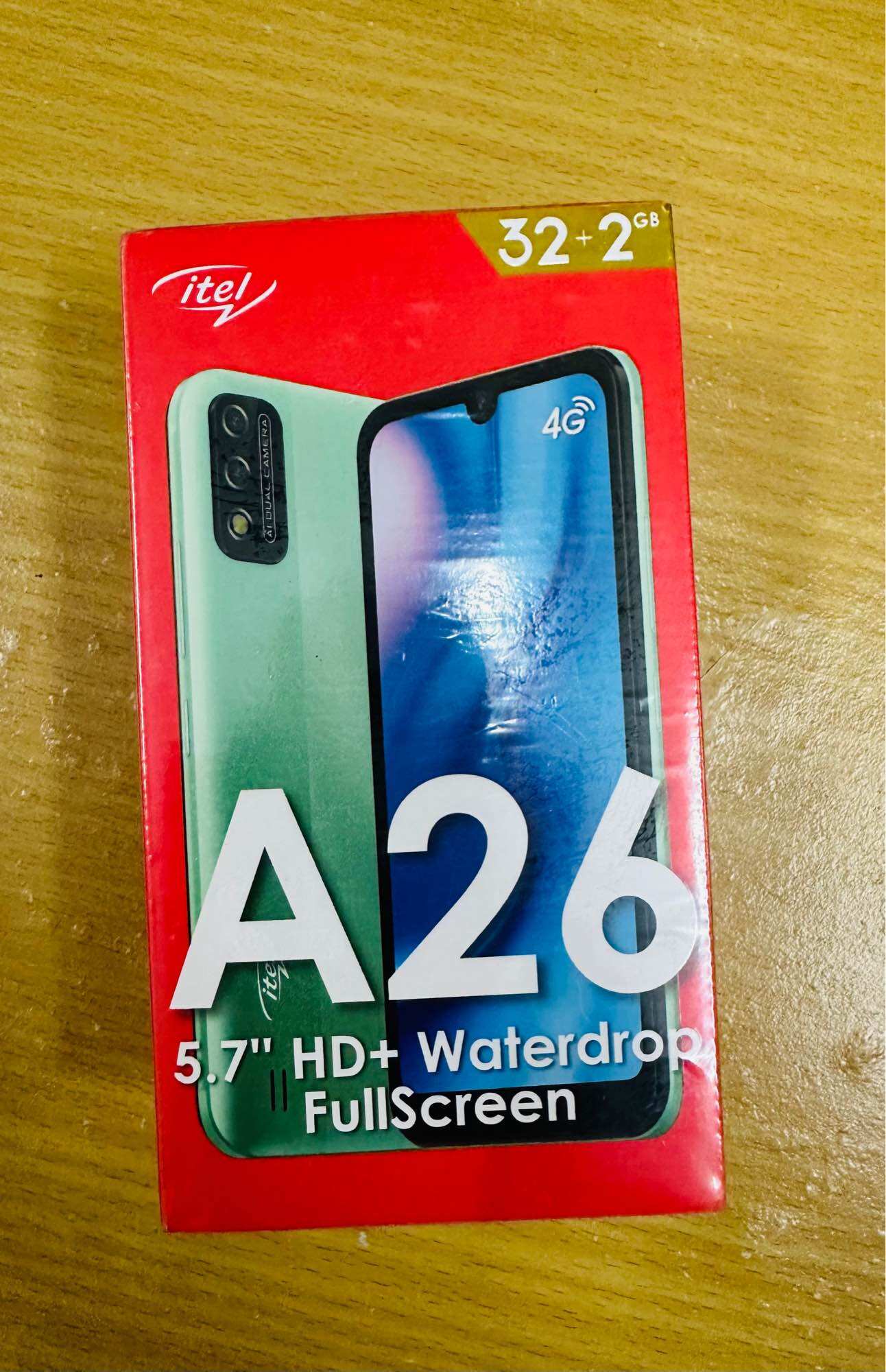 ITEL A26 รับประกันศูนย์ 1ปี [ RAM2 ROM32 จอ 5.7" เเบต 3020mAh ]✅New ราคา 1,200 บาท*ส่งฟรี