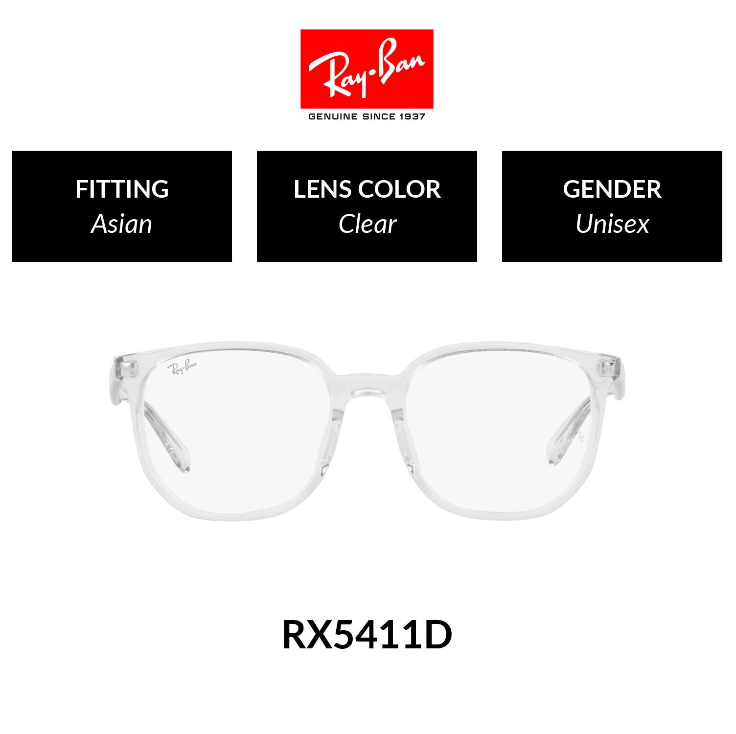 Ray-Ban 0RX5411D 2001 54 ราคา 3,680 บาท*ส่งฟรี