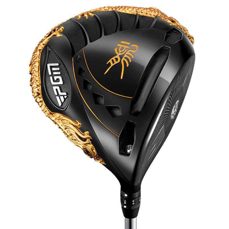 PGM GOLF | Limited Edition Men's Golf Driver Titanium Alloy 24K Gold