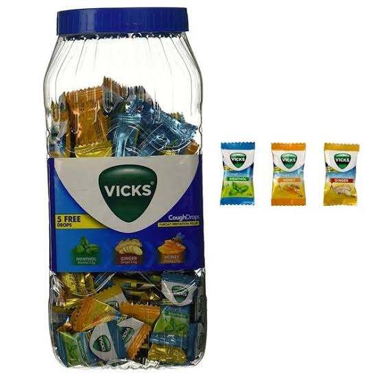 ลูกอมวิกแก้ไอ 200 เม็ด VICKS candy 200 Jar(Full jar) PUMONA SHOP