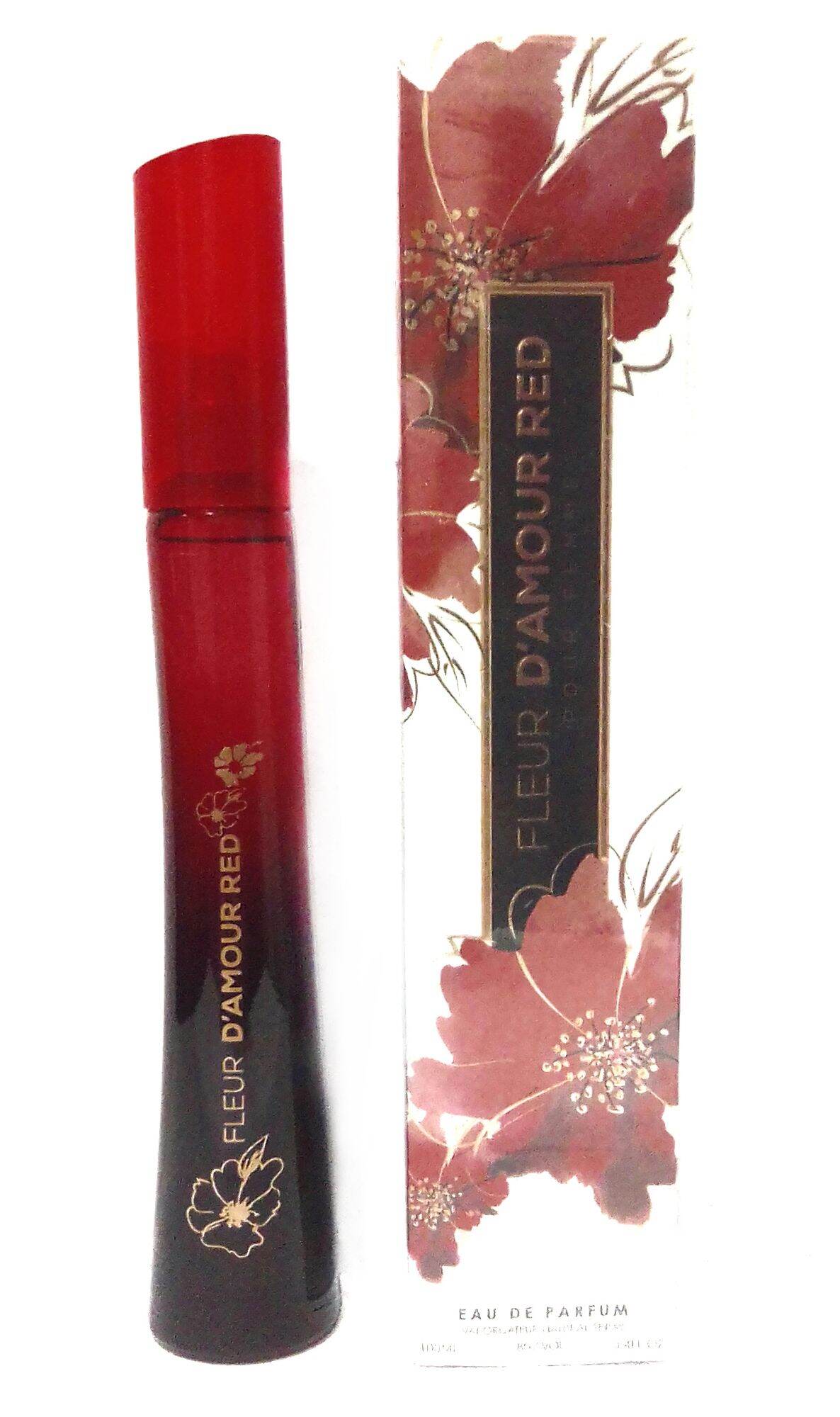 น้ำหอม ผู้หญิง MB ขวดใหญ่ 100 ml. FLEUR D' AMOUR Red POUR FEMME EAU DE