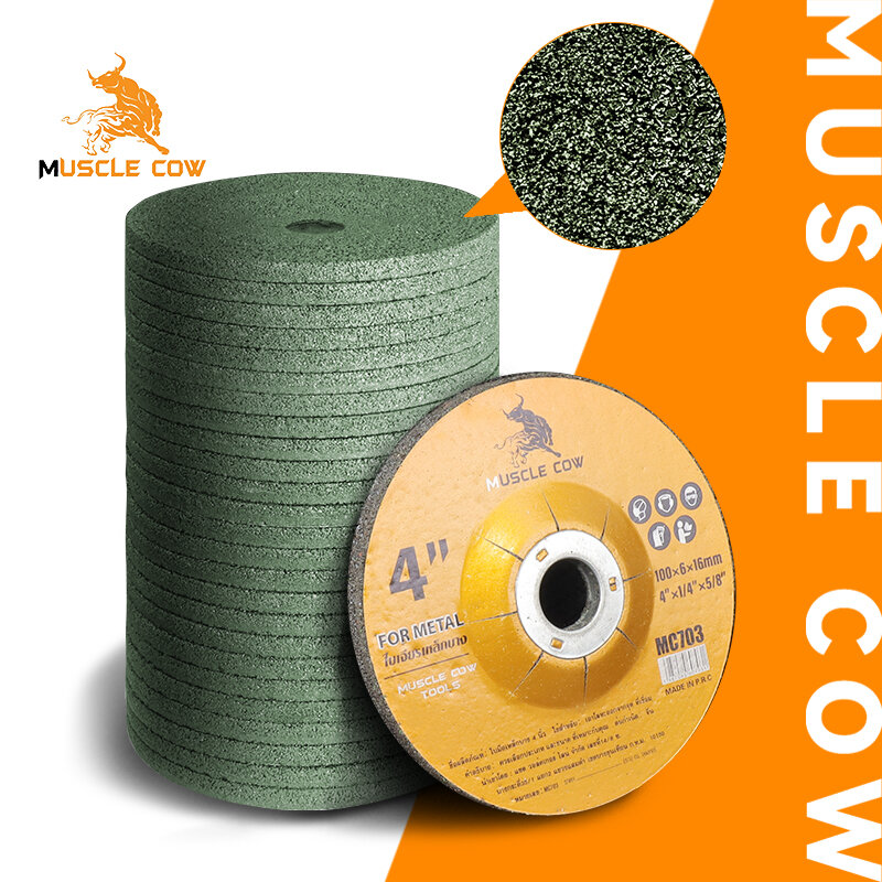 MUSCLE COW ใบเจียร์ ใบเจียร์บาง 4 นิ้ว 3 mm และ 6 mm เหล็ก และ สแตนเลส ใบเจียรเหล็ก ใบเจียรสแตนเลส ( 20 ใบ / กล่อง )( 25 ใบ / กล่อง ) ราคา 167 บาท*ส่งฟรี