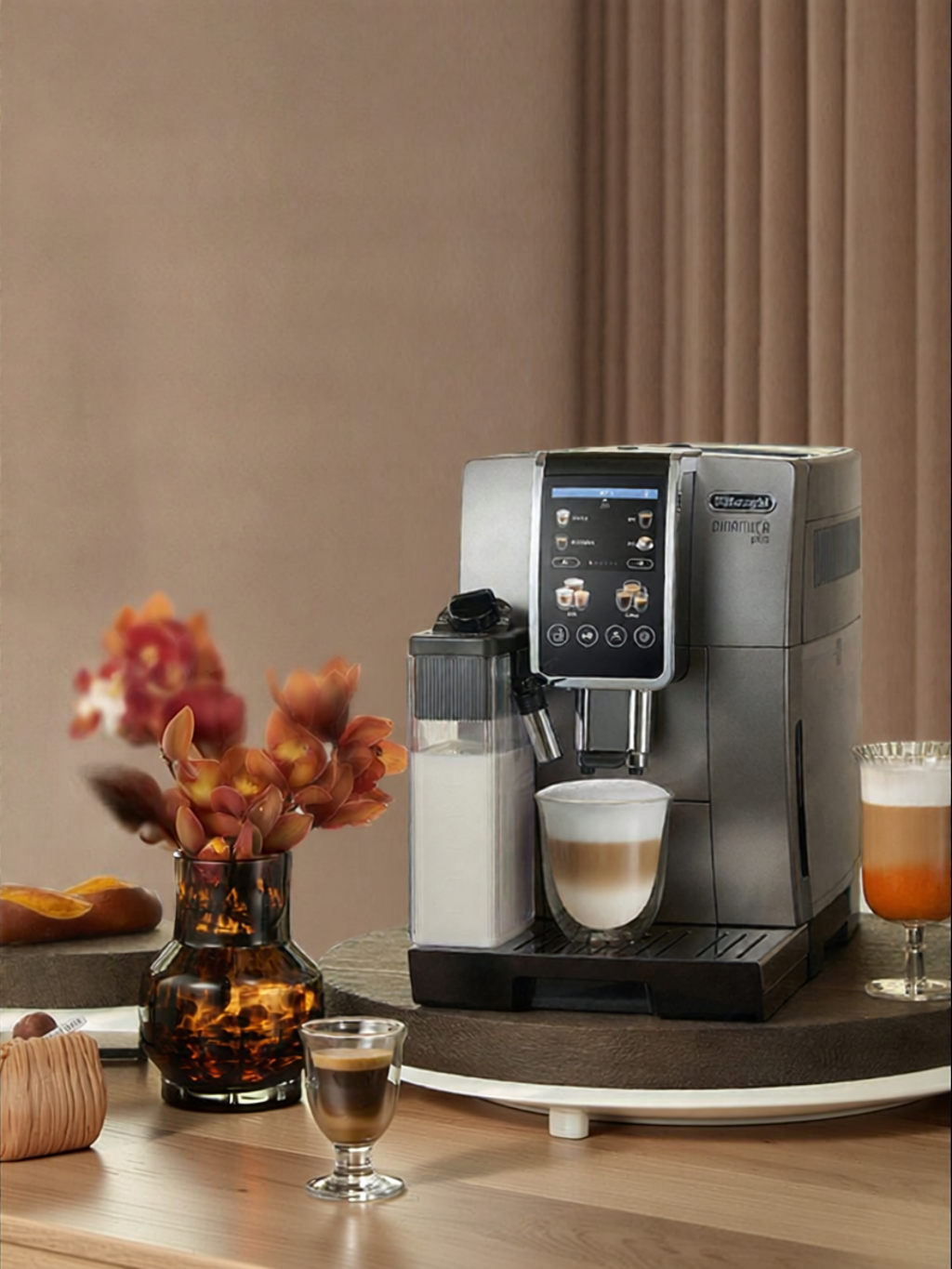 DeLonghi | Fully Automatic Espresso Coffee Machine Touch Screen For Home And Office Use ราคา 106,892 บาท*ส่งฟรี