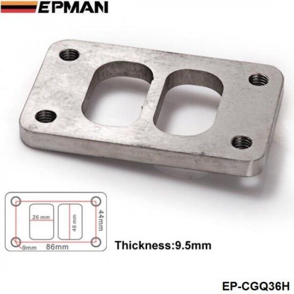 AK29 EPMAN T03 TURBO INLET FLANGE DIVIDED INLET T304 SS 1/2