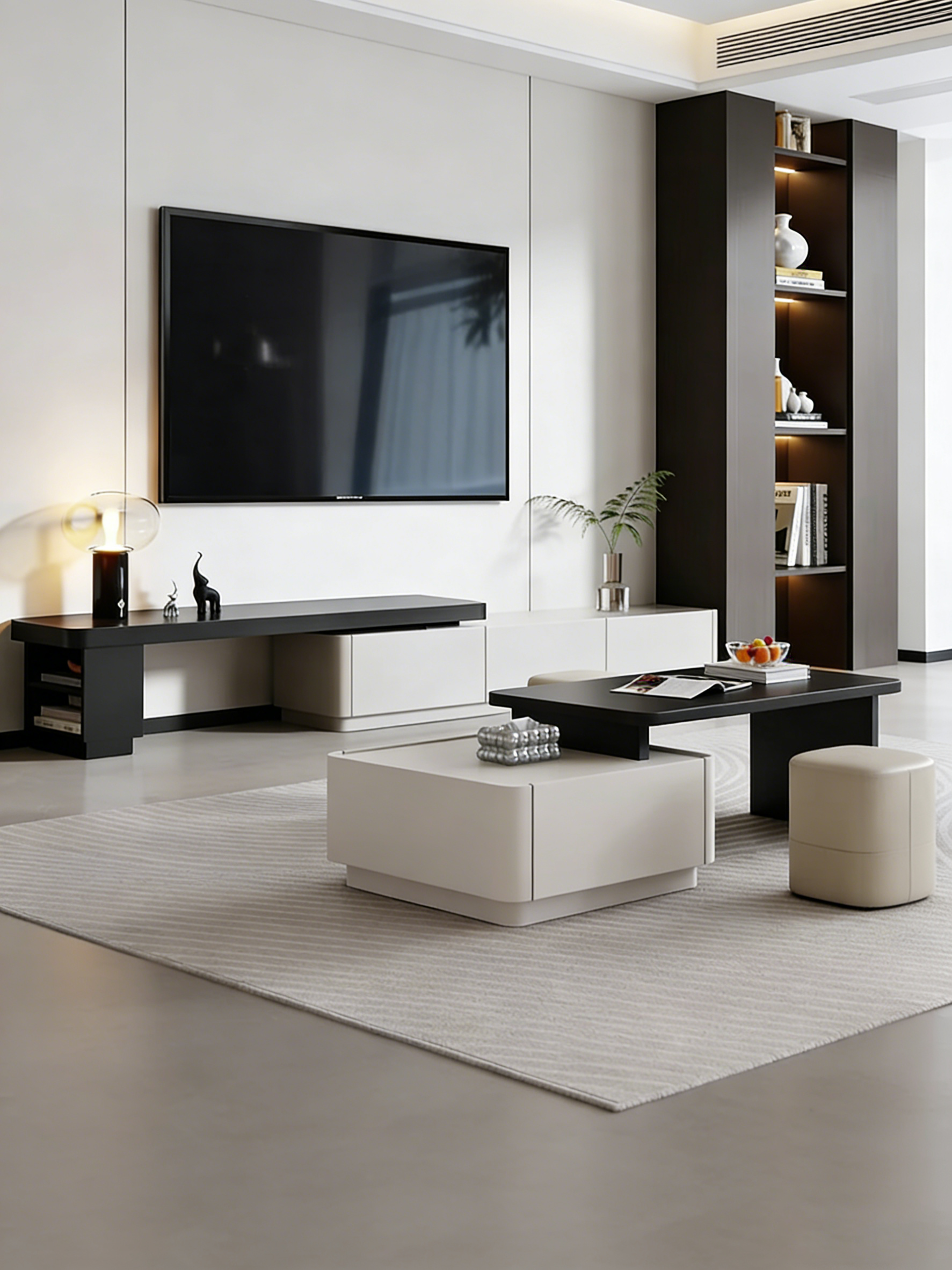 YANGYING | Modern Minimalist Expandable TV Cabinet Combination Furniture
