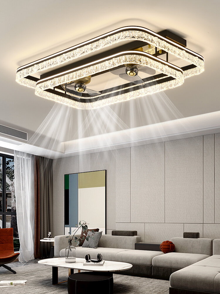 [AOSIBANGE | Luxury Ice Crack Pattern Ceiling Fan Light,AOSIBANGE | Luxury Ice Crack Pattern Ceiling Fan Light,] ราคา 17,227 บาท*ส่งฟรี