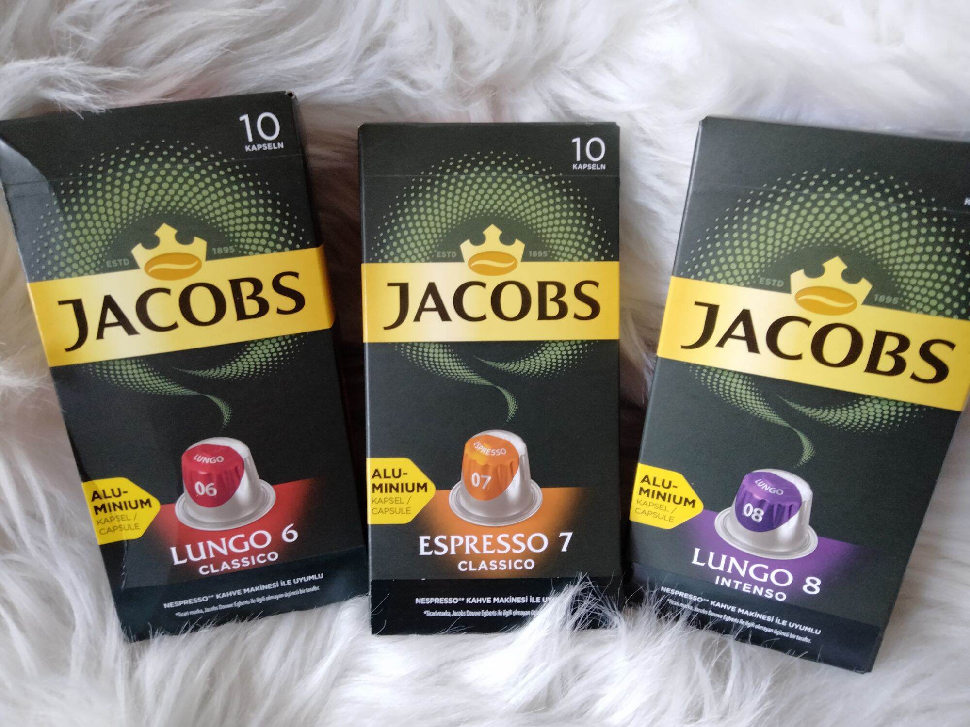 Jacobs Coffee Capsule 10 Pieces Lungo 08 กาแฟแคปซูล หมดอายุ 13 02 2022 ...