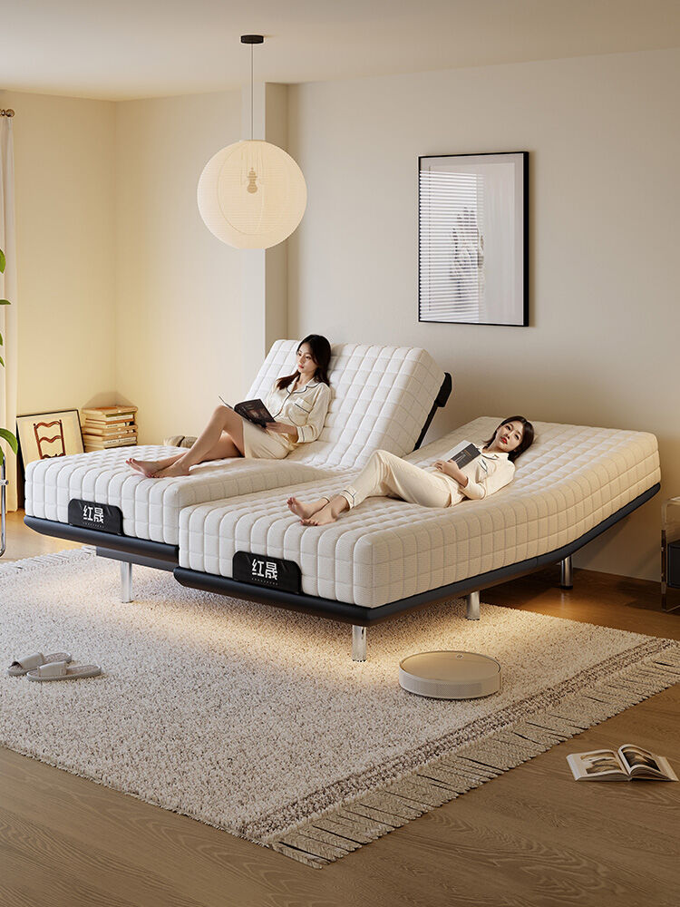 HONGSHENG | Electric Smart Bed Frame for Master Bedroom Fully Automatic Zero Gravity Double Bed - ยี่ห้อ HONGSHENG ราคา 37,934 บาท*ส่งฟรี