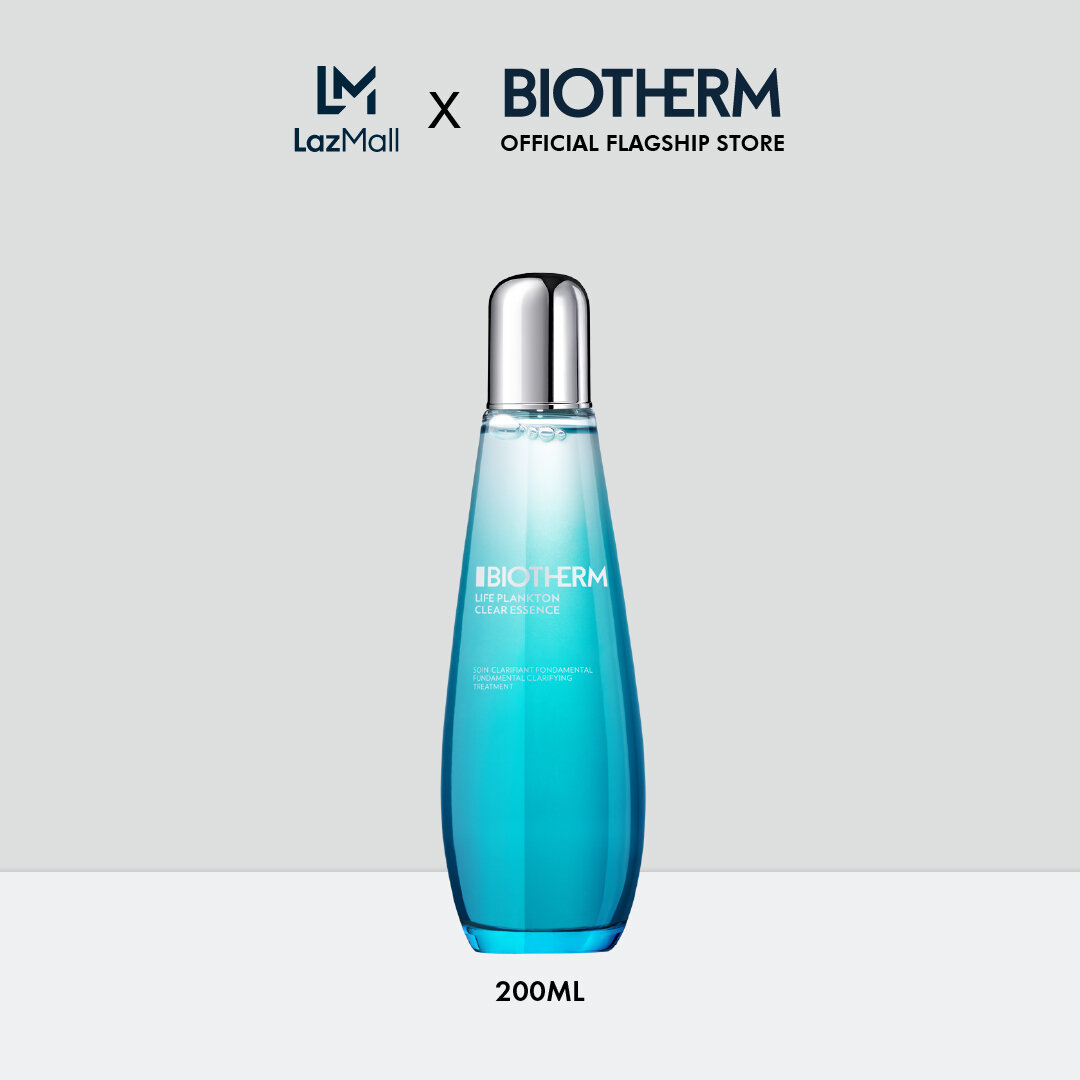 BIOTHERM Life Plankton™ Clear Essence 200ml ไบโอเธิร์ม ไลฟ์ แพลงตอน เคลียร์ เอสเซนส์ ลดเลือนจุดด่างดำ ผิวสว่าง กระจ่างใส ( น้ำตบแพลงตอน สูตรบางเบา น้ำตบ สกินแคร์) ราคา 3,650 บาท*ส่งฟรี