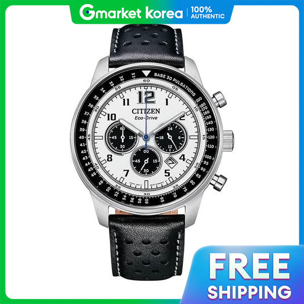 Citizen | Citizen Ca4500-32A Chronograph Eco-Drive Men's Leather Watch ราคา 8,834 บาท*ส่งฟรี