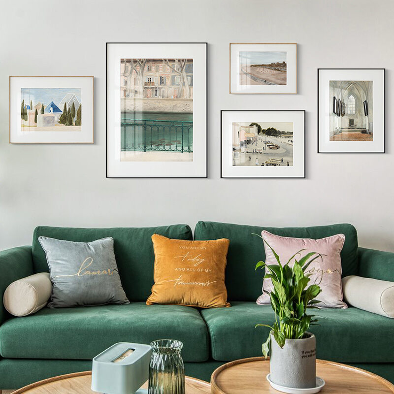 [HOOGER ART | Vintage Living Room Sofa Background Wall Decor French Landscape Art,HOOGER ART | Vintage Living Room Sofa Background Wall Decor French Landscape Art,] ราคา 3,321 บาท*ส่งฟรี
