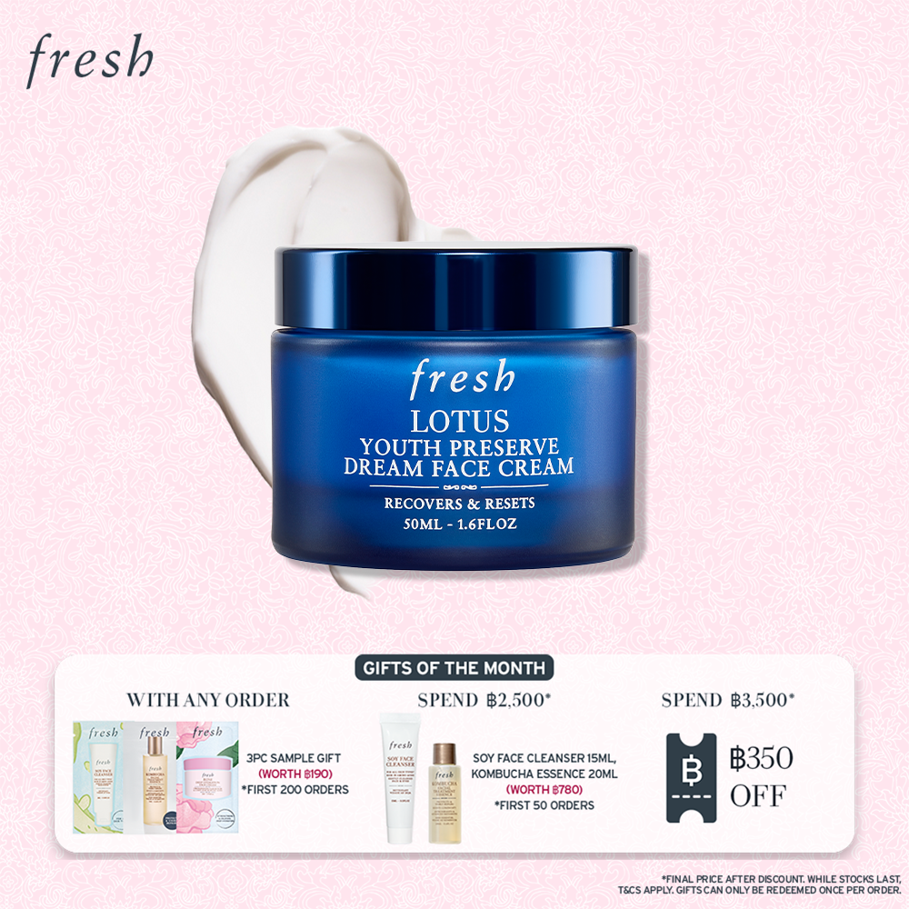 Fresh Lotus Youth Preserve Dream Face Cream 50ml​ ราคา 2,700 บาท*ส่งฟรี