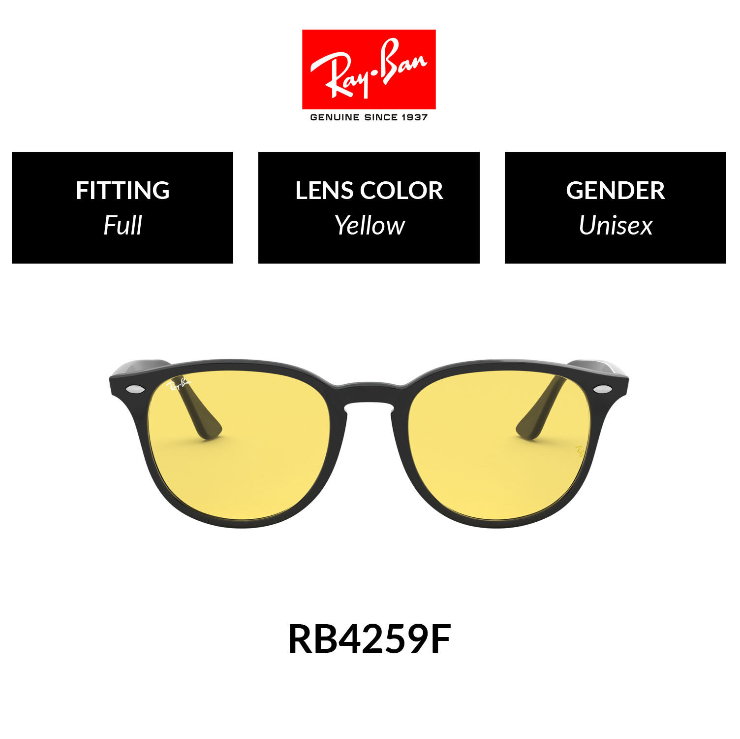 Ray-Ban Washed Lenses ORB4259F 601/8553 แว่นตากันแดด ราคา 5,040 บาท*ส่งฟรี