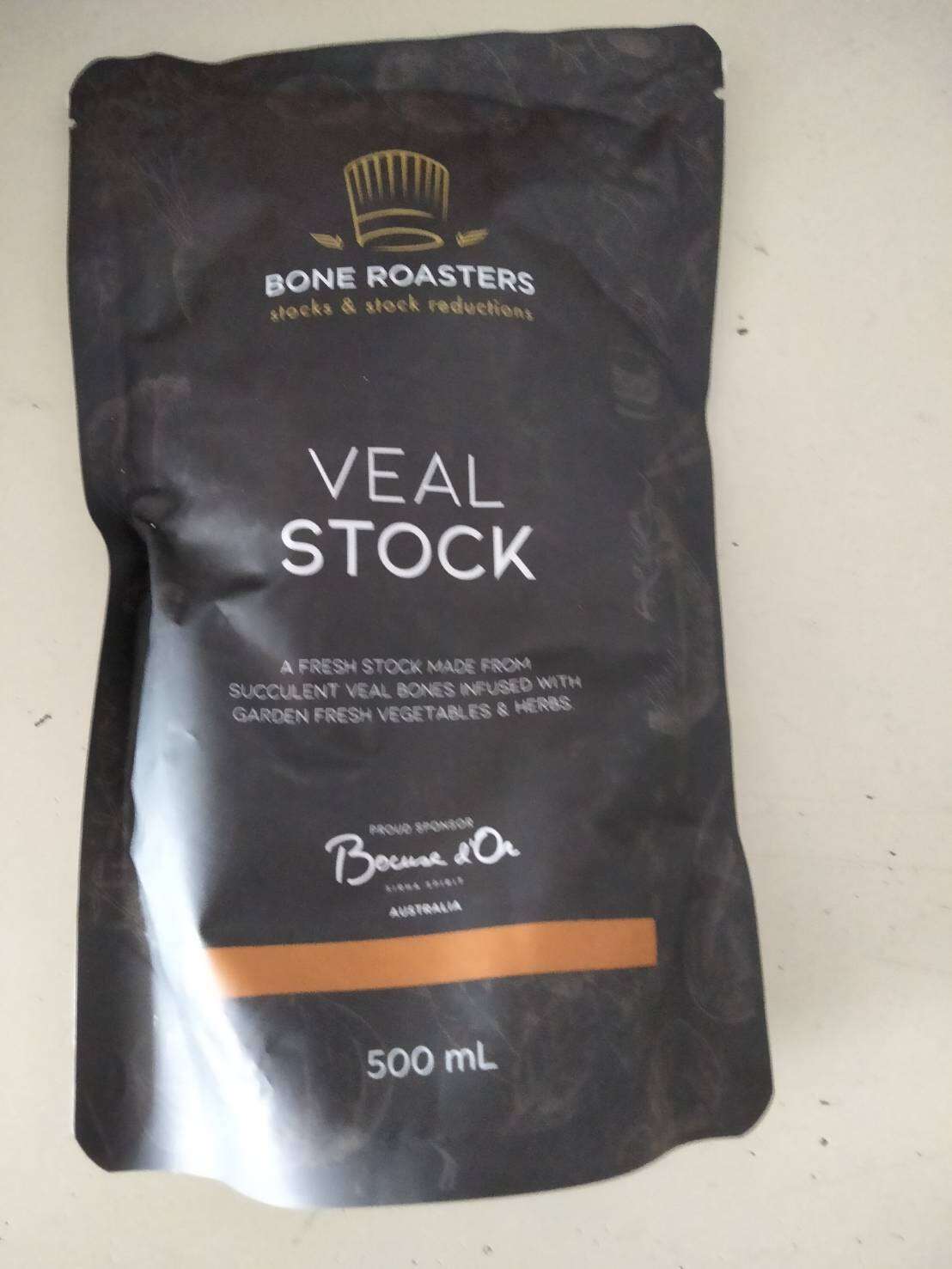 Bone Roasters Veal Stock/Fonds De Veau 15 Brix น้ำซุป ลูก วัว เข้มข้น โ