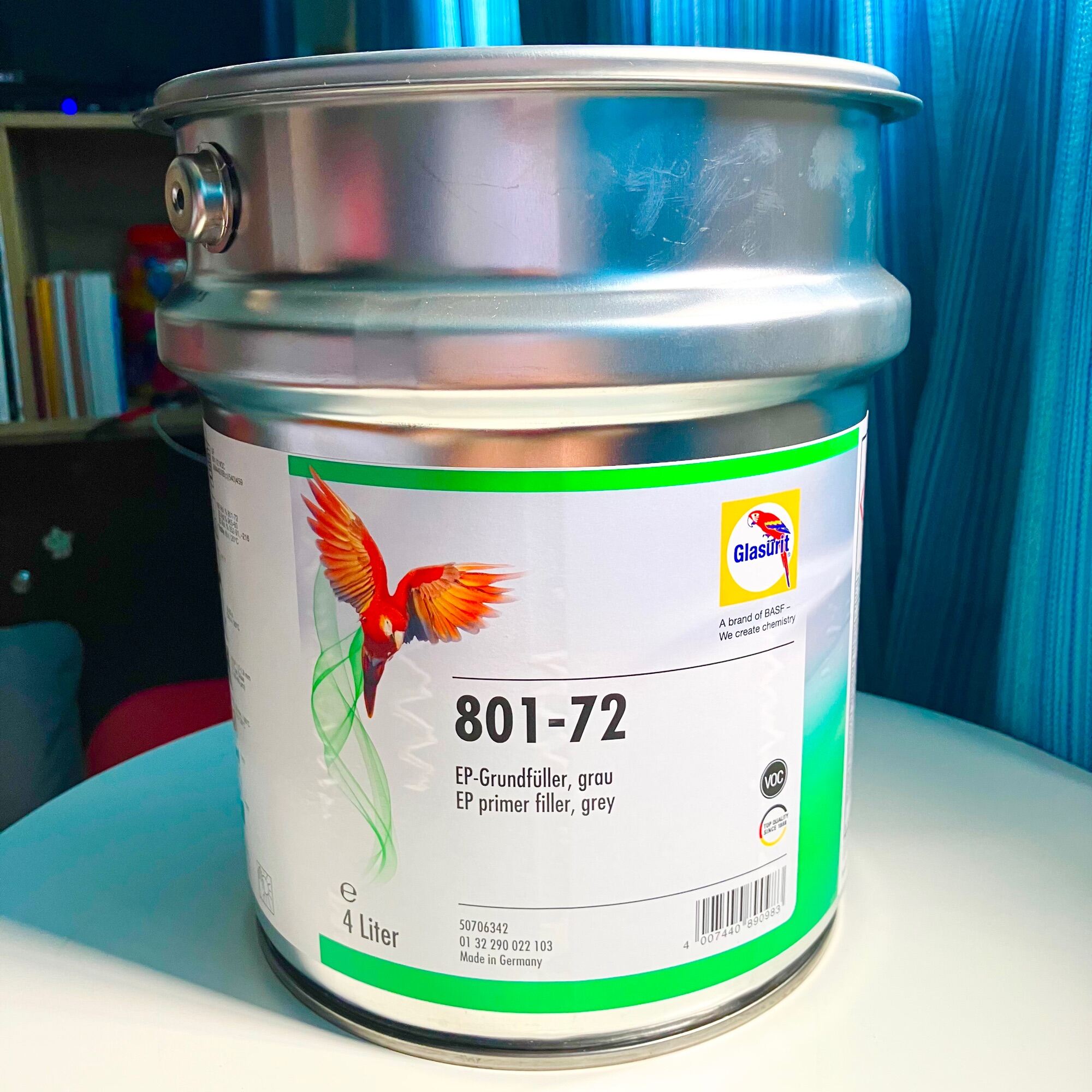 Glasurit (ตรานกเเก้ว) 80172 Epoxy Primer Filler ,Grey สีรองพื้นอีพ๊อก