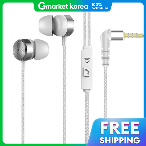 Actto | Lenovo Tab 10.1 Metal In-Ear High-Sensitivity Microphone Hands-Free Wired Earphones (Silver) ราคา 413 บาท*ส่งฟรี