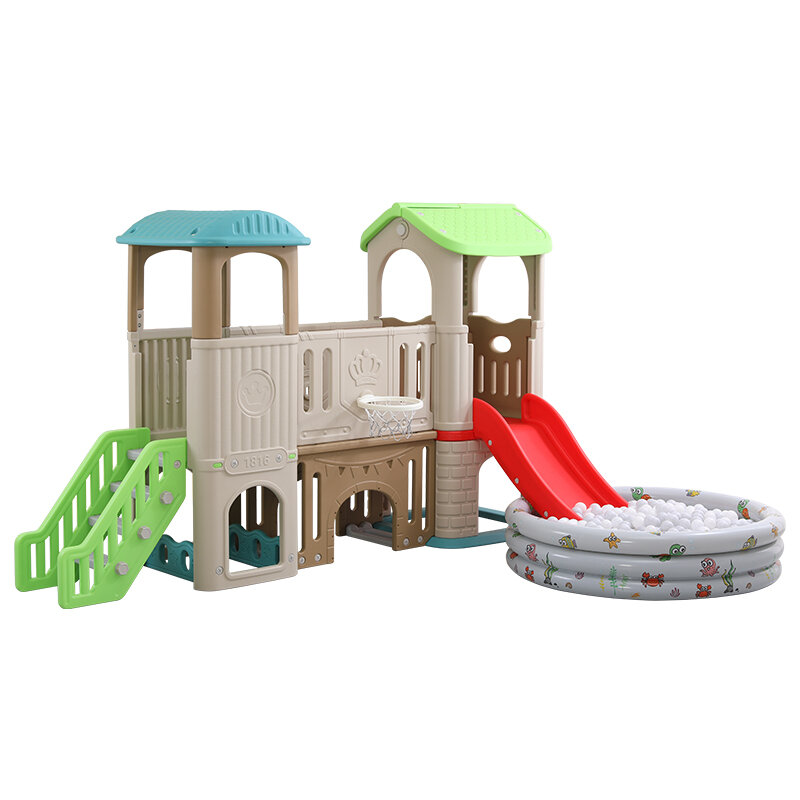 โมเดลฟิกเกอร์ อาร์ตทอย กล่องสุ่มของสะสม ของเล่นและโมเดลสะสม HELULU | Castle Style Kids Slide for Indoor Playground Setup ราคา 10,040 บาท*ส่งฟรี