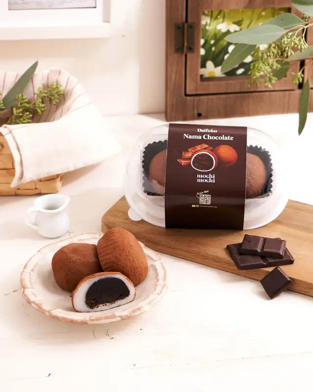 ภาพหน้าปกสินค้าMochiMochi Daifuku Nama Chocolate ไดฟูกุนามะช็อกโกแลต