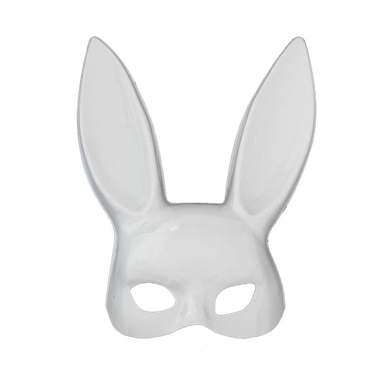 ?พร้อมส่ง?หน้ากากหูกระต่าย Halloween Bunny Girl Mask KTV Nightclub Mask iallshop