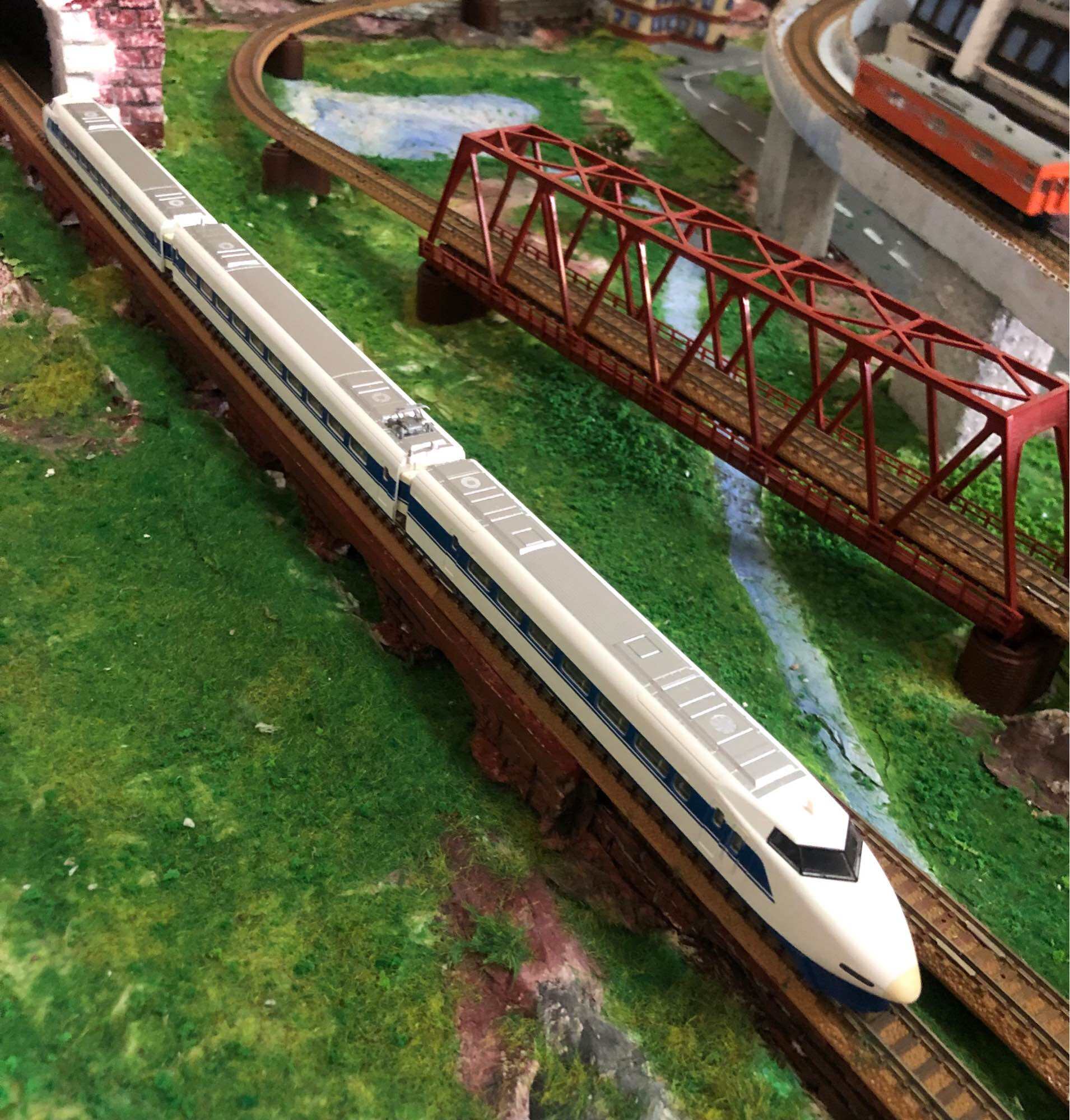 โมเดลรถไฟ tomix n scale JNR series 100 shinkansen bullet train สภาพตาม ...