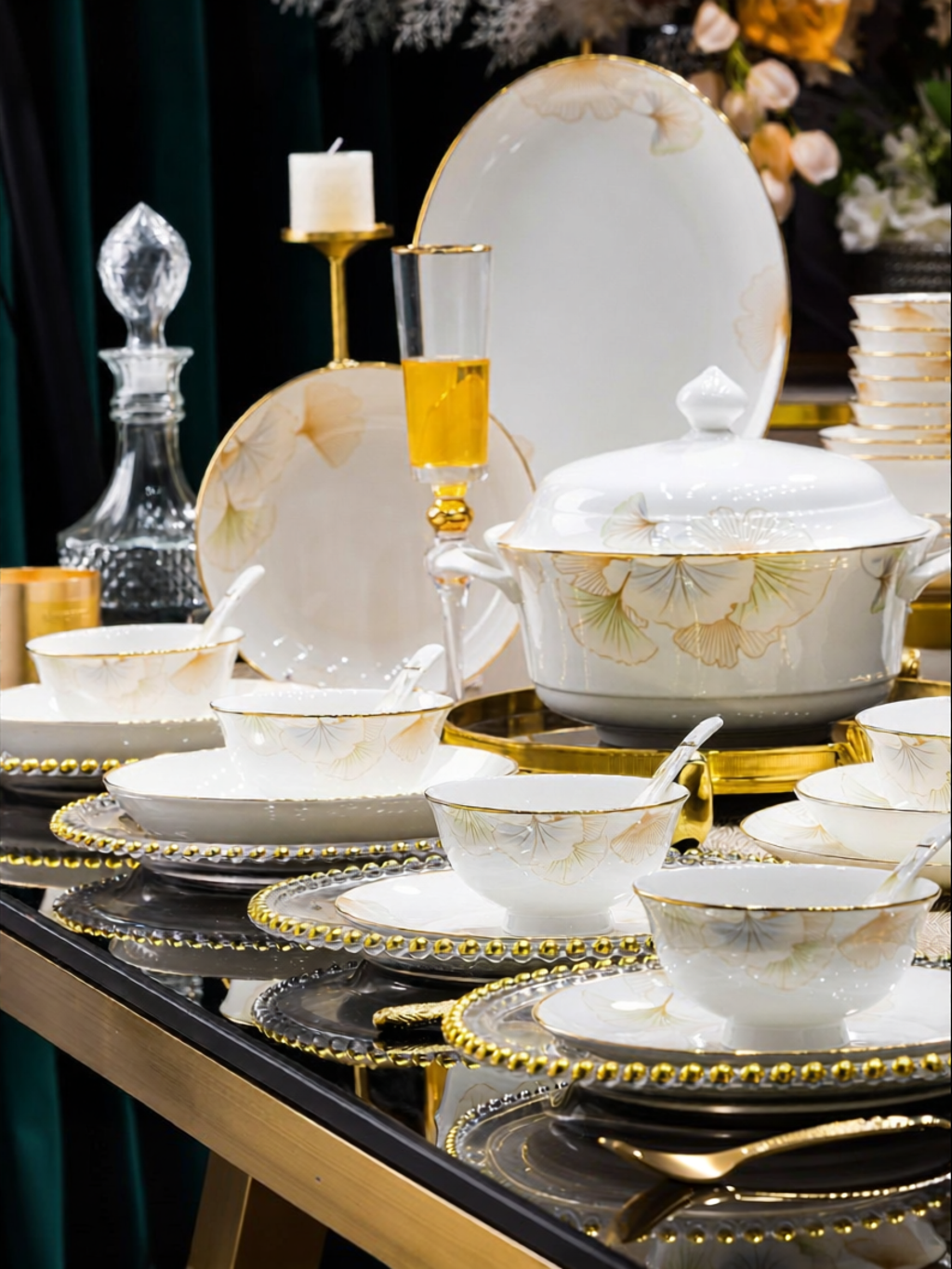 TAOYI | Home Aesthetic Ceramics Dinnerware Set ราคา 10,991 บาท*ส่งฟรี