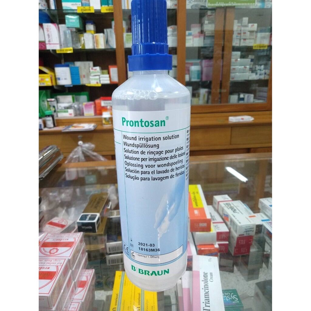 Prontosan Solution 350 ml. พรอนโตซาน น้ำยา ล้างแผล คุณภาพสูงช่วยขจัด ...