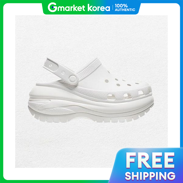 Crocs(ครอคส์) | Classic Mega Crush Clog Unisex Sandals 207988-100 631243 ราคา 2,864 บาท*ส่งฟรี