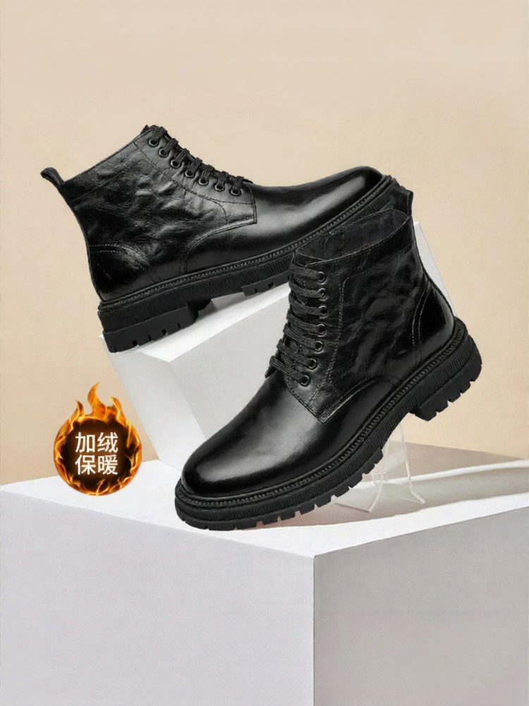 Zero | Insulated Fur Lined Martin Boots ราคา 7,692 บาท*ส่งฟรี
