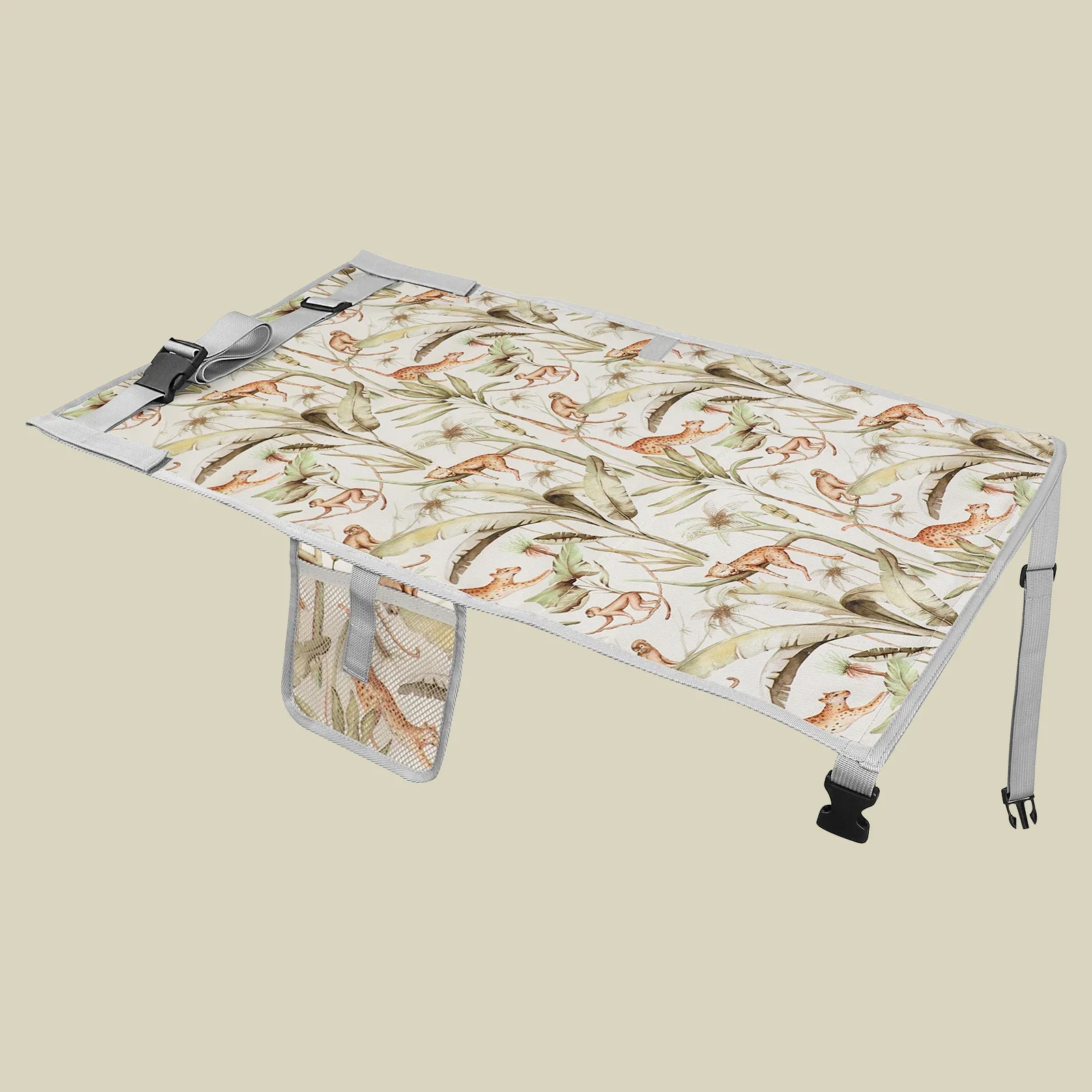 INSULAR เครื่องบินที่นั่ง Extender การ์ตูนเด็กเครื่องบินที่นั่ง EXTENSION Pad Multi-Functional เด็กเครื่องบิน Travel เปลญวนเตียงกันน้ํา