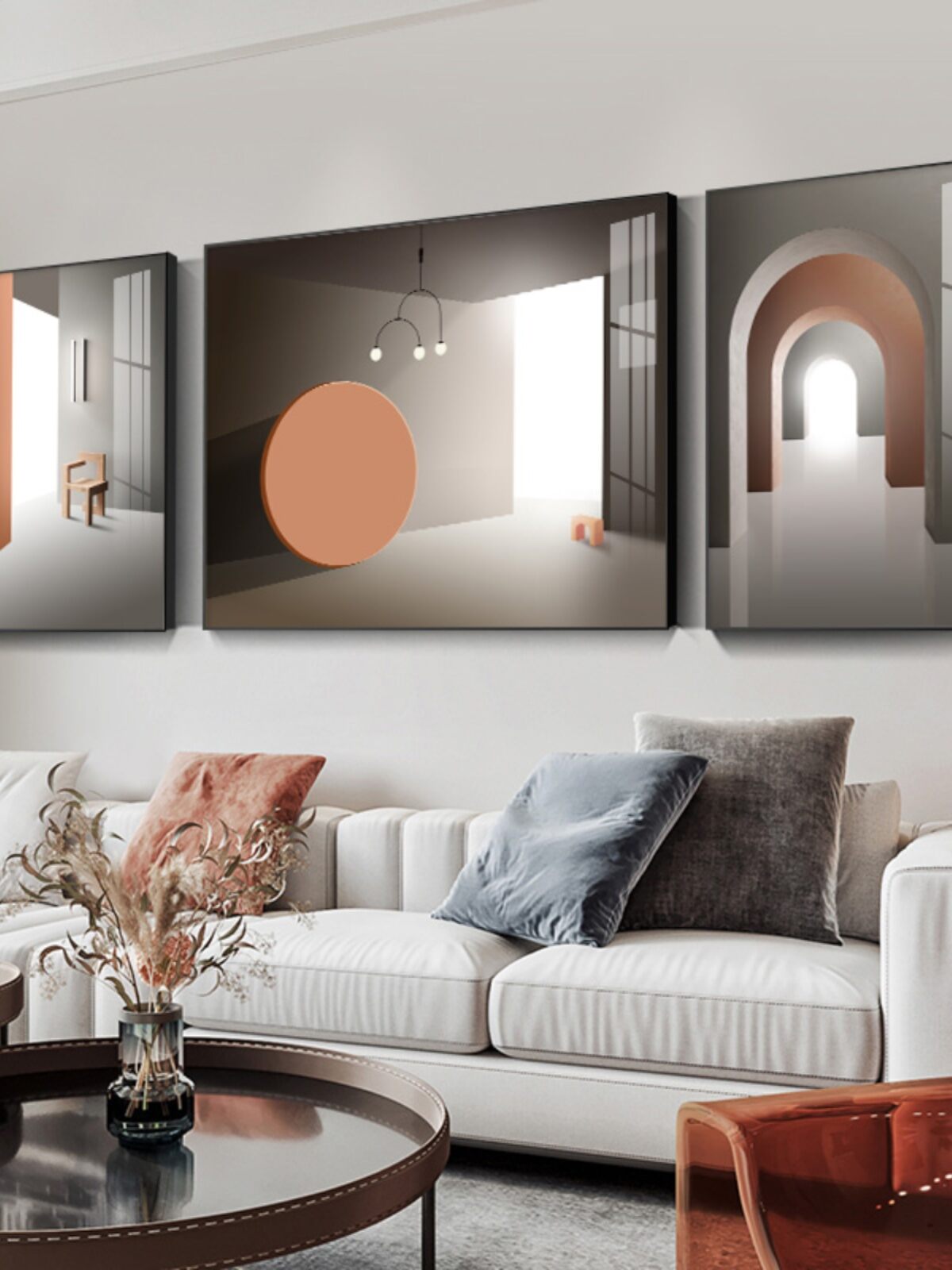 [JUYA | Modern Abstract Wall Art Set for Living Room,JUYA | Modern Abstract Wall Art Set for Living Room,] ราคา 3,474 บาท*ส่งฟรี