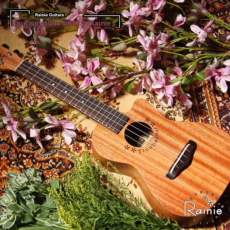 Travel Friendly Acacia Wood Ukulele 23 Inches ราคา 3,721 บาท*ส่งฟรี