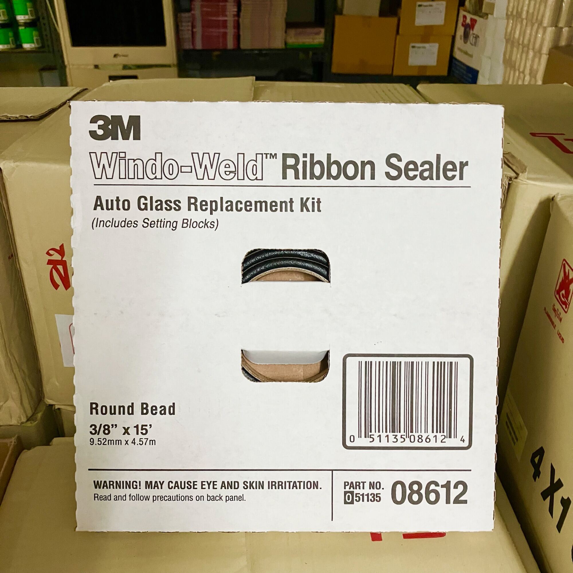 3M WindoWeld Ribbon Sealer No. 08612 กาวเส้นติดตั้งกระจกรถยนต์ (เนื้อ