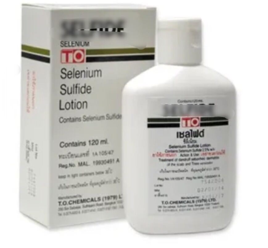 Selfide Selenium Lotion เซลไฟด์ ซีลีเนียม แชมพูขจัดรังแคและเชื้อรา 120