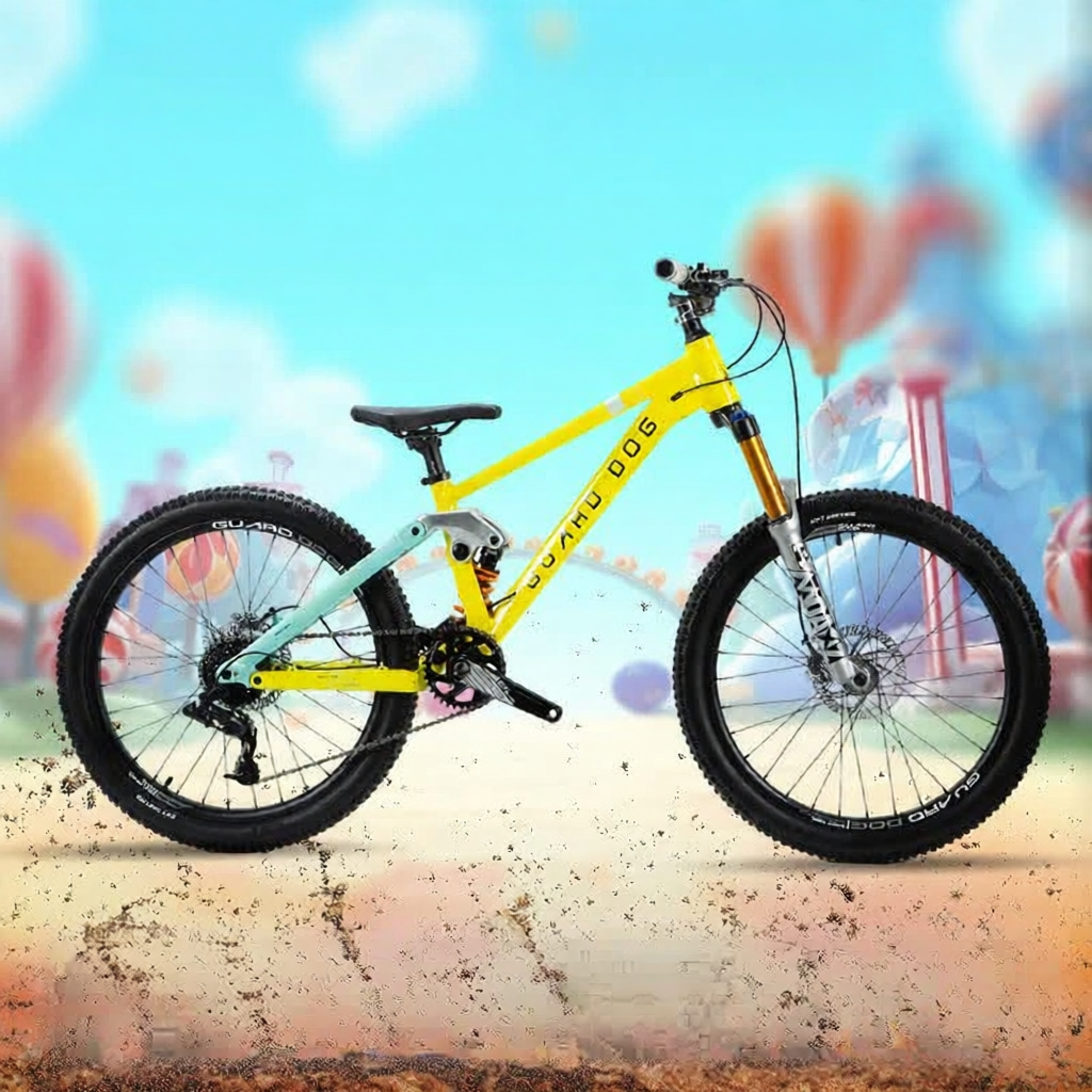 West Biking | Coogi 24 Inch Soft Tail Youth Mountain Bike with 4-Piston Disc Brake and Ecc Hub 24inch ราคา 24,204 บาท*ส่งฟรี