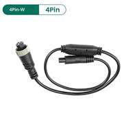 GreenYi 4Pin การบินชาย/หญิง RCA AV/หญิง DC หลายสายปลั๊กอะแดปเตอร์แปลงสําหรับรถด้านหลังกล้อง