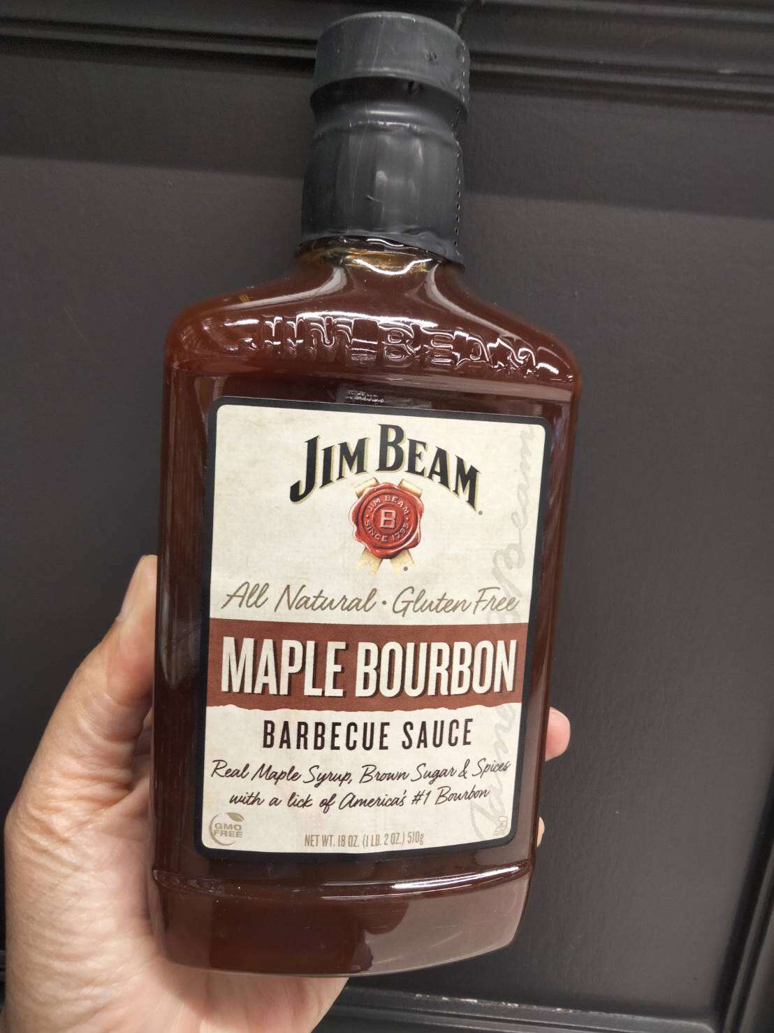 Jim Beam Maple Bourbon Barbecue Sauce ซอสบาร์บีคิวกลิ่นเมเปิ้ล 510 กรัม