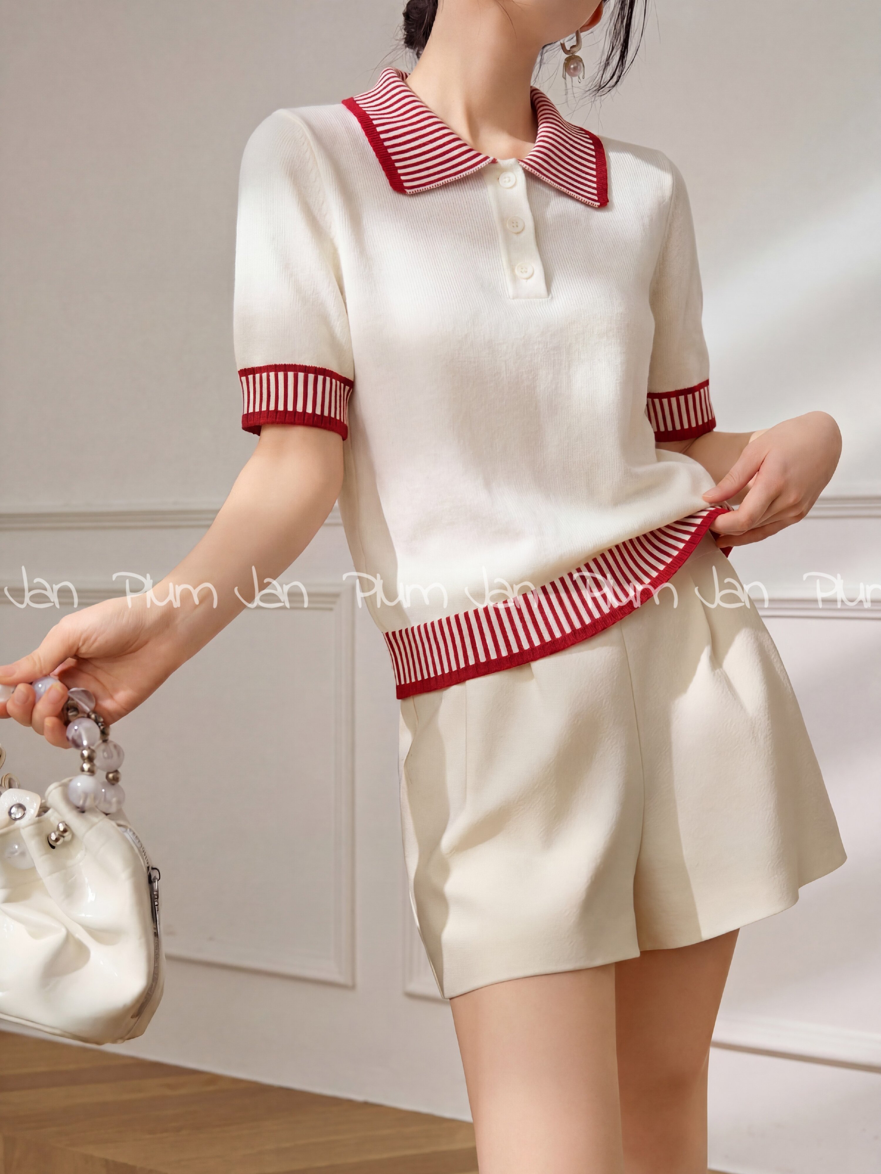 Unique Design Retro Striped Knit Set ราคา  6,447,767 บาท*ส่งฟรี