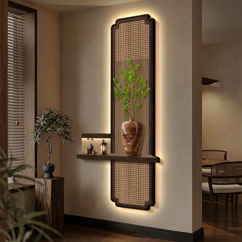 ภาพแต่งบ้าน ภาพพิมพ์แคนวาส XIANGTUYIN XIANTUYIN วินเทจสไตล์จีนหินทรายพื้นผิว Lighted Wall Art ราคา 5,055 บาท*ส่งฟรี