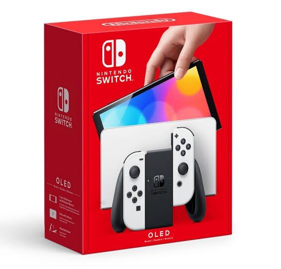 Nintendo switch OLED White (มือ2) ราคา 7,990 บาท*ส่งฟรี
