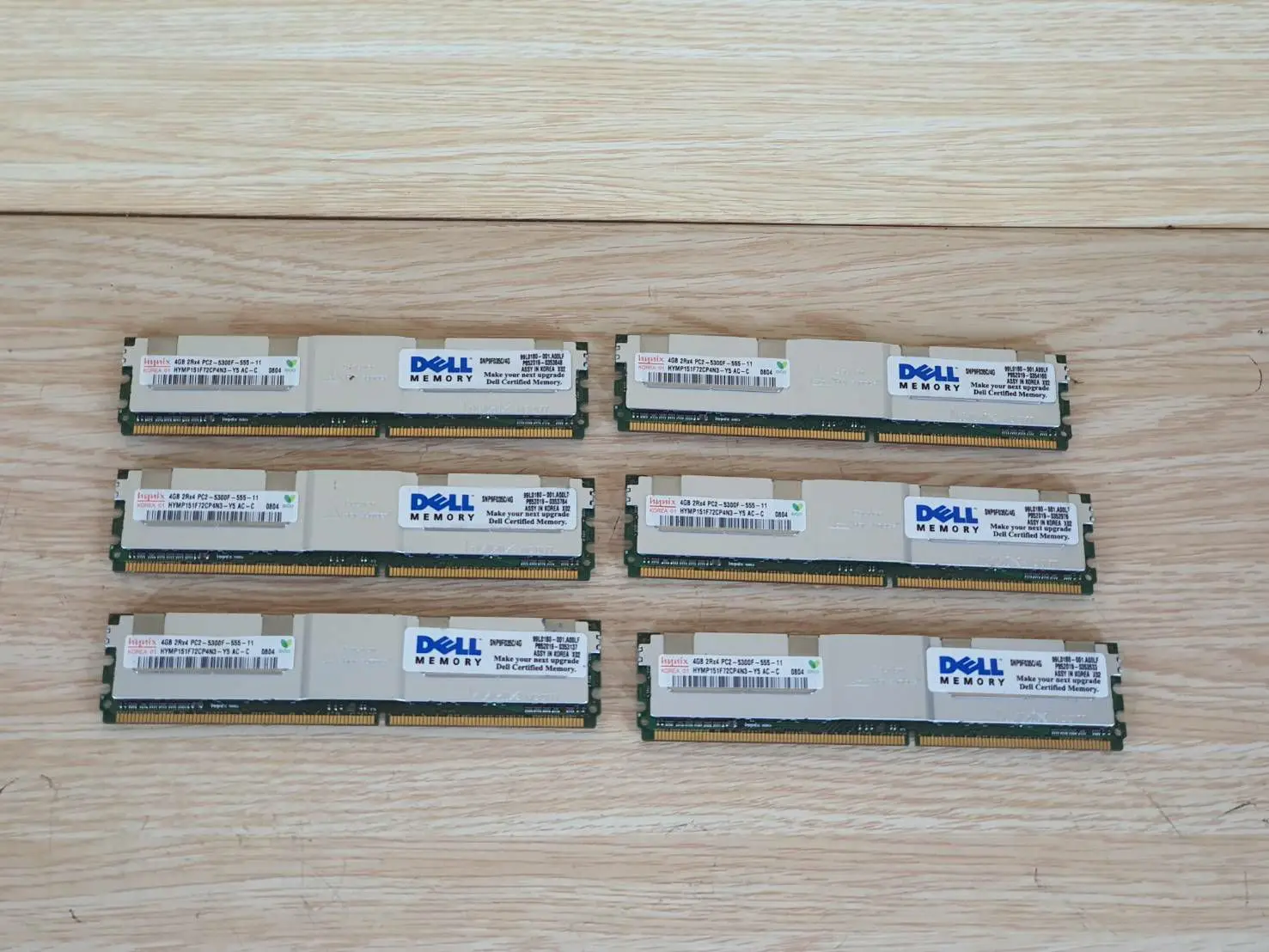 hynix /ECC DDR2 4GB PC2-5300F-555-11 ram sever ใช้งานแล้ว