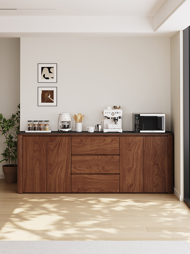 HAISHANGYUNJU | Mid-century Style ENF Grade Rock Plate Kitchen Storage and Side Cabinet ราคา 39,882 บาท*ส่งฟรี