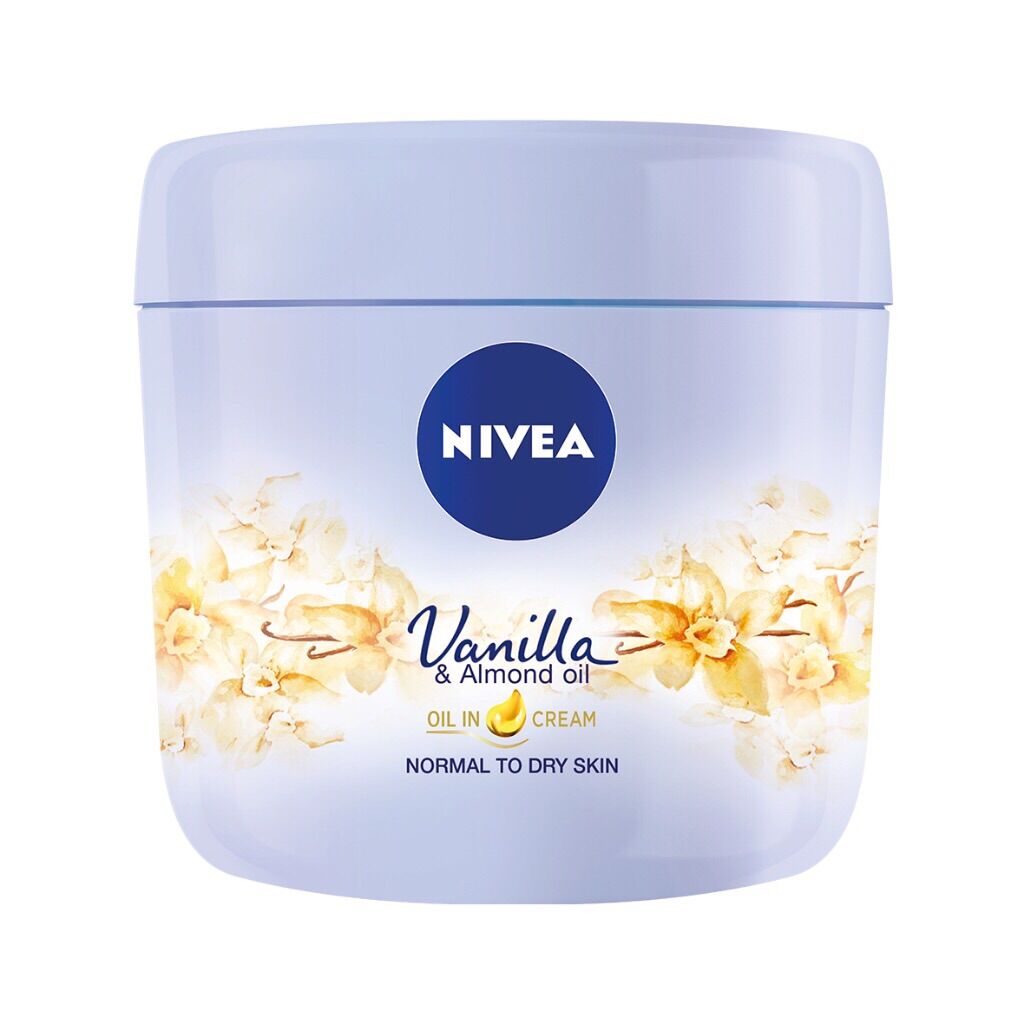 NIVEA VANILLA & ALMOND OIL OIL IN CREAM 400ml. Lazada.co.th