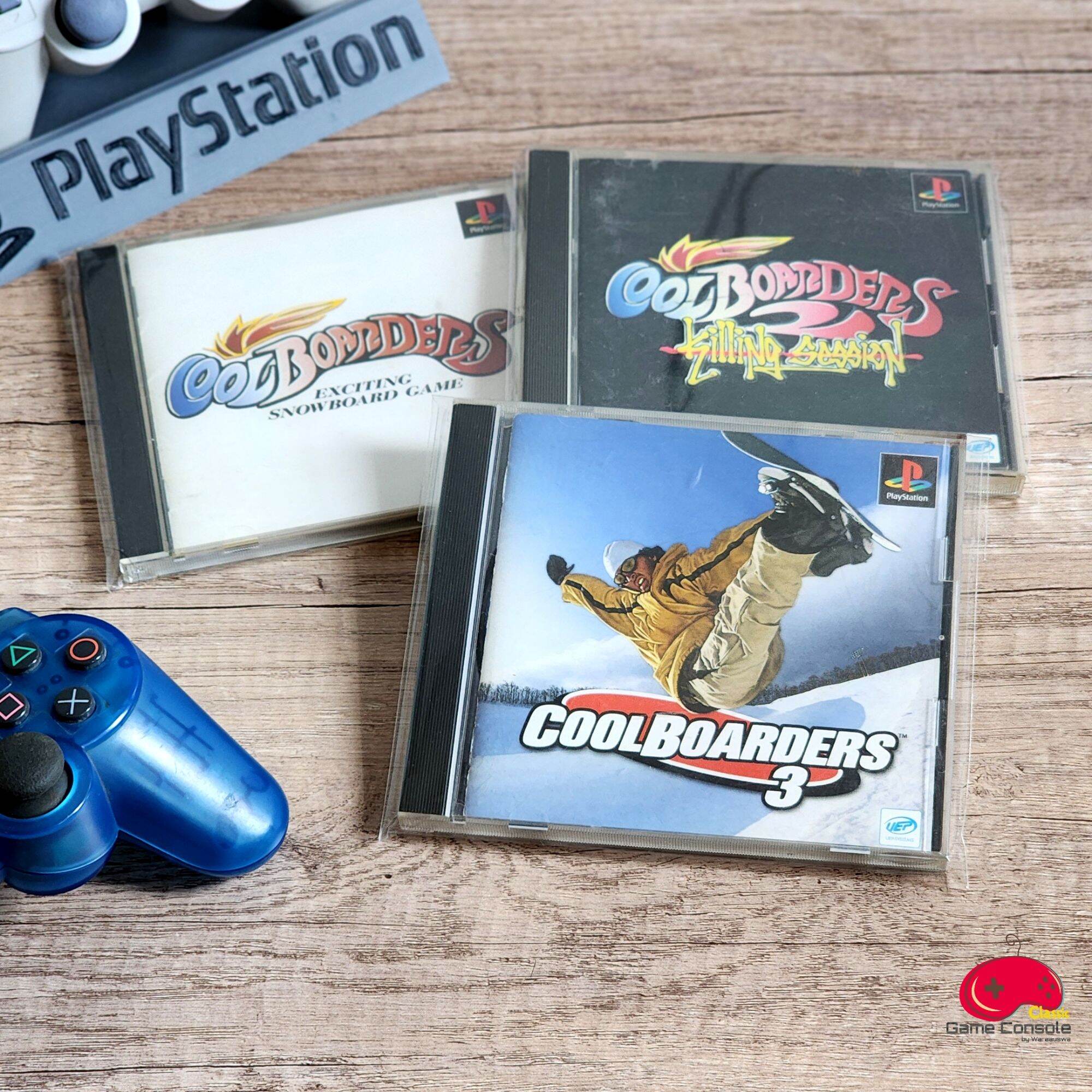 แผ่นเกมแท้ PS1 - COOLBOARDERS โซนญี่ปุ่น ราคา  250 บาท*ส่งฟรี
