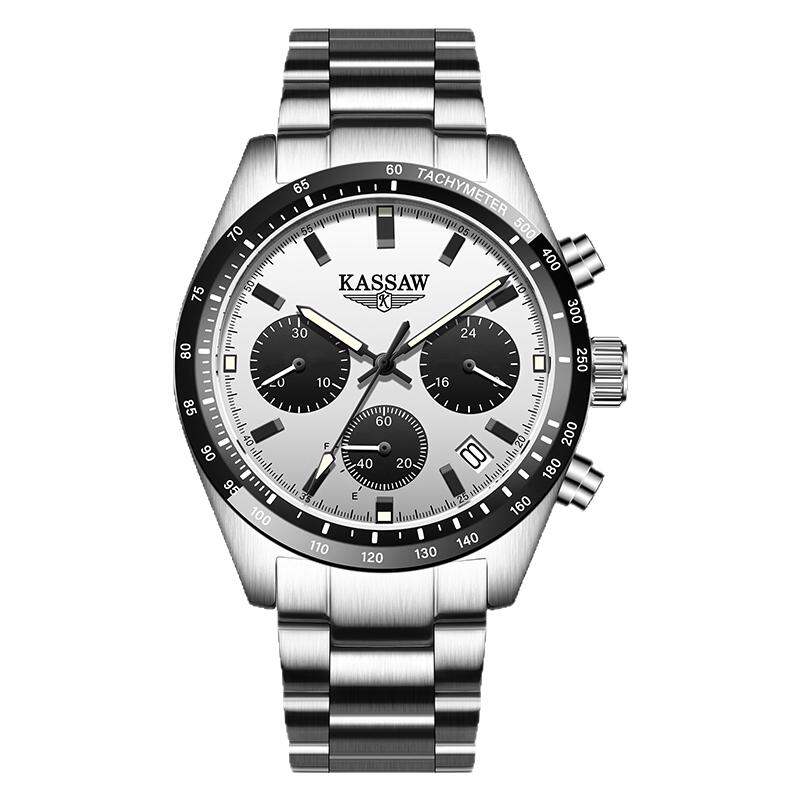 DIHONG | Panda Eye Solar Power 3-Eye Quartz Sport Watch ราคา 3,878 บาท*ส่งฟรี
