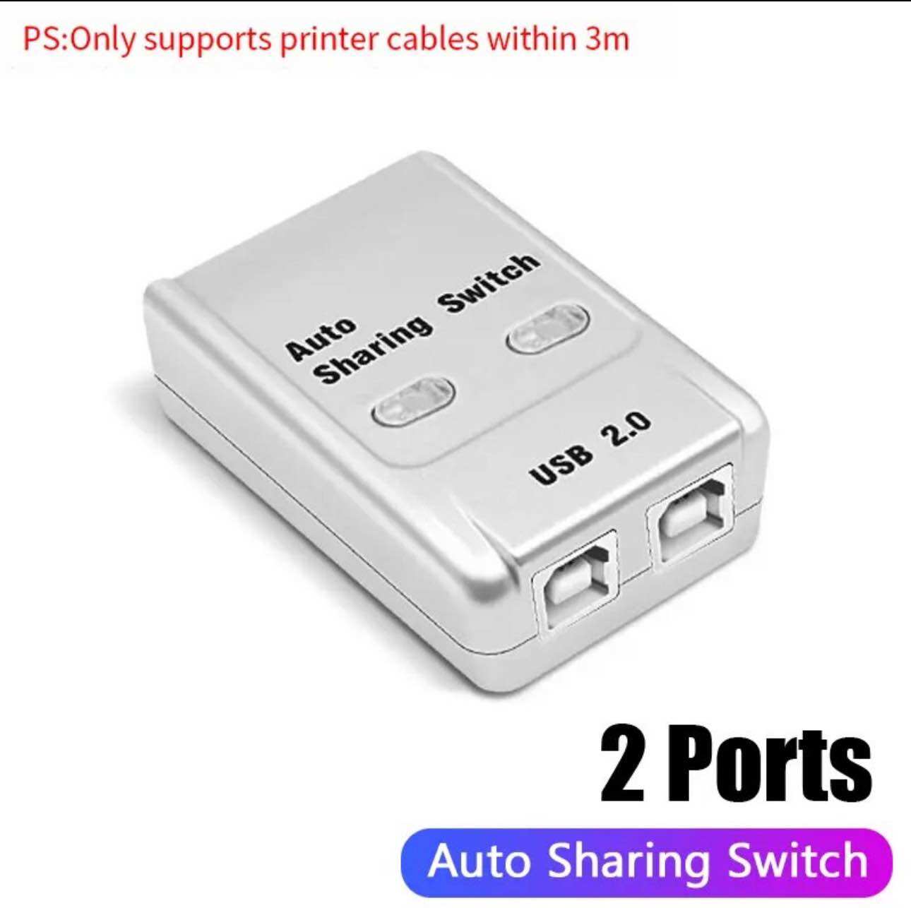 USB 2.0 Selector Switch Printer Auto Switch 2-4 Port | Lazada.co.th