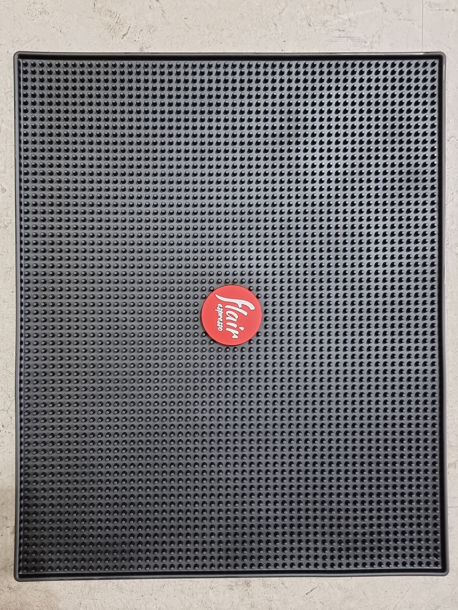 flair logo rubber mat
